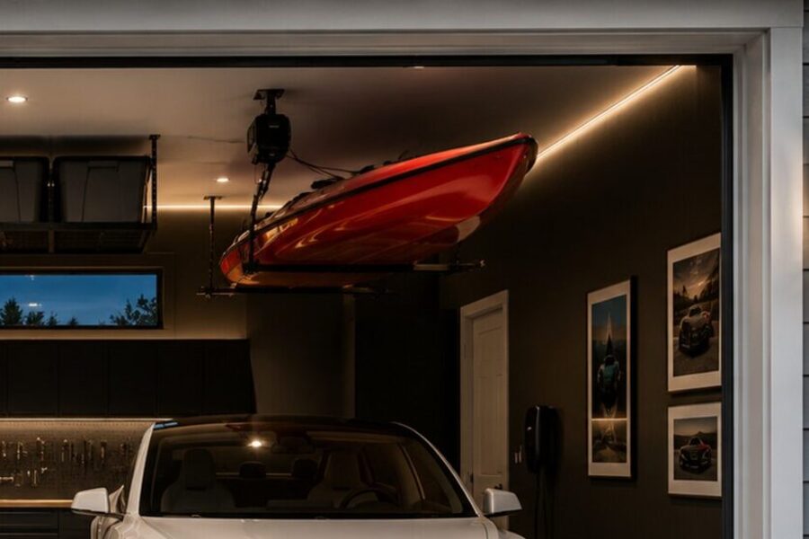 Ceiling lift layout example